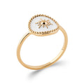 Coque de Nacre Bague plaqué or 2283510