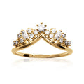Coque de Nacre Bague plaqué or 2223910