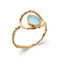 Coque de Nacre Bague plaqué or 2284760