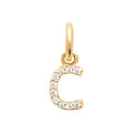 Coque de Nacre Pendentif initiale plaqué or 2776703