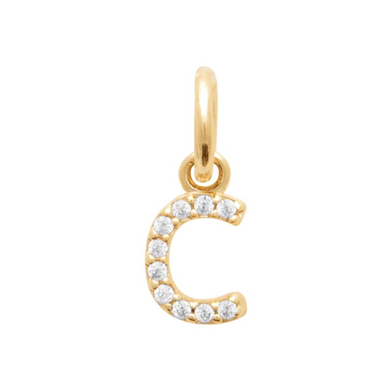 Coque de Nacre Pendentif initiale plaqué or 2776703