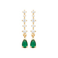Coque de Nacre Boucles d'oreilles pendantes plaqué or 23064950