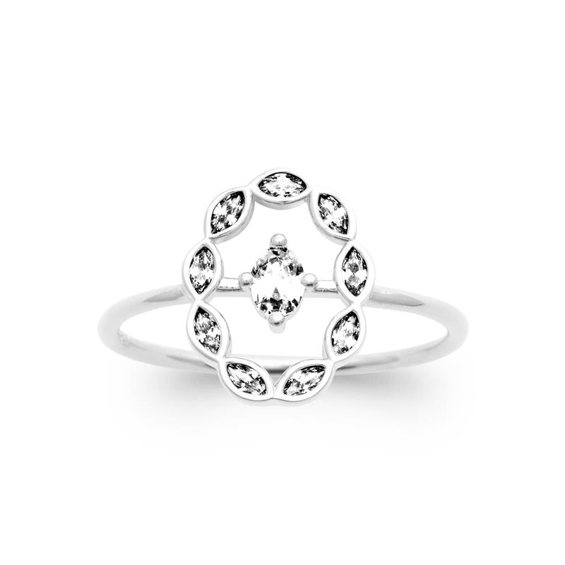 Coque de Nacre Bague argent 10016410