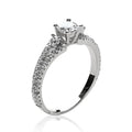 Coque de Nacre Bague solitaire argent 1219910