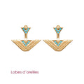 Coque de Nacre Boucles d'oreilles plaqué or 2536730