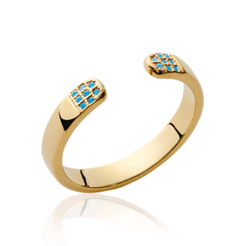 Coque de Nacre Bague plaqué or 2240430