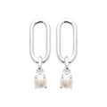Coque de Nacre Boucles d'oreilles argent 13053810