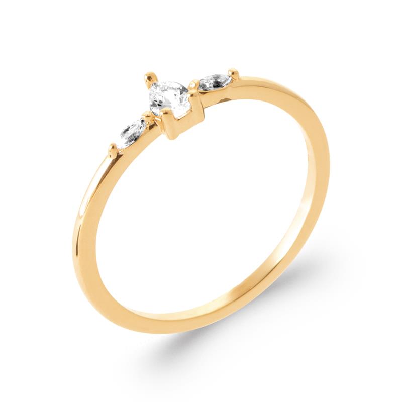 Coque de Nacre Bague plaqué or 20004610