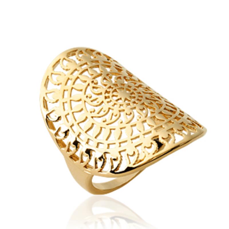 Coque de Nacre Bague plaqué or 2219500