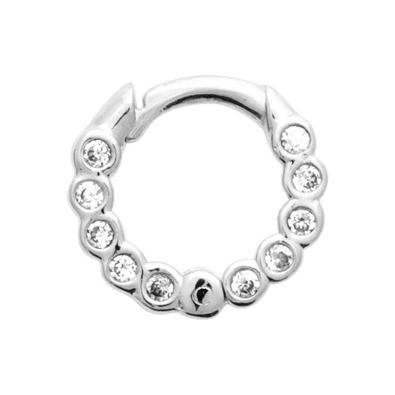 Coque de Nacre Créoles argent 1676110