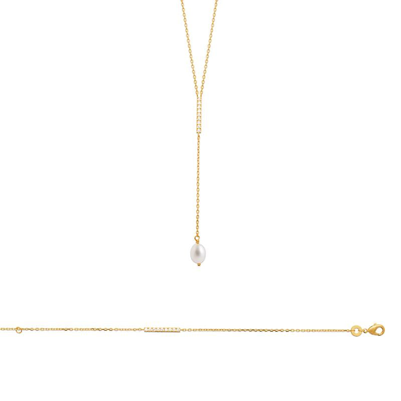 Coque de Nacre Collier plaqué or 973606