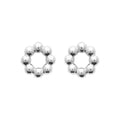 Coque de Nacre Puces d'oreilles argent 73070400