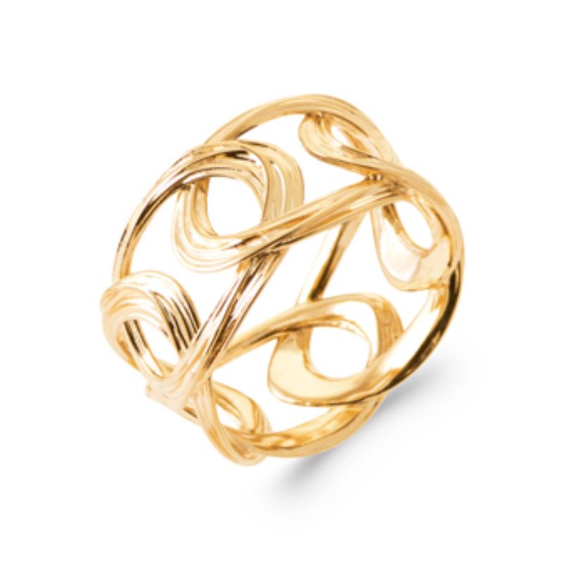 Coque de Nacre Bague plaqué or 2982500