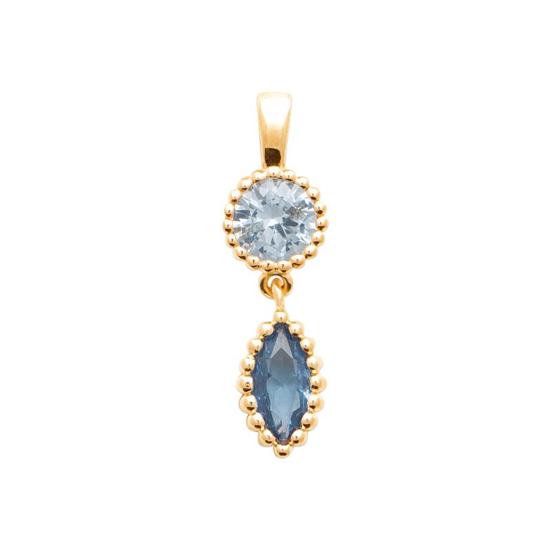 Coque de Nacre Pendentif plaqué or 2788060