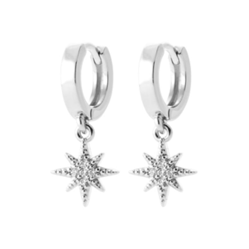 Coque de Nacre Créoles argent 1666310