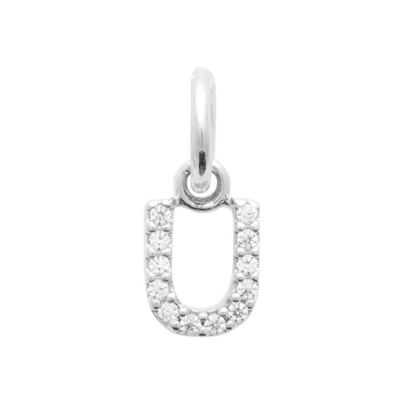Coque de Nacre Pendentif initiale argent 1776721