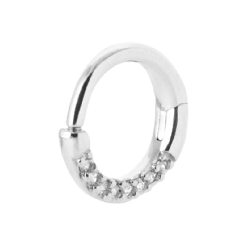 Coque de Nacre Créoles argent 1675210