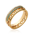 Coque de Nacre Bague plaqué or 2239430