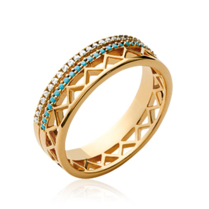 Coque de Nacre Bague plaqué or 2239430
