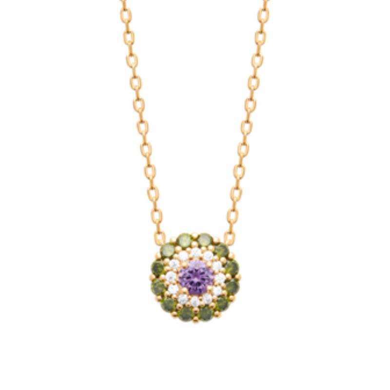 Coque de Nacre Collier plaqué or 974185