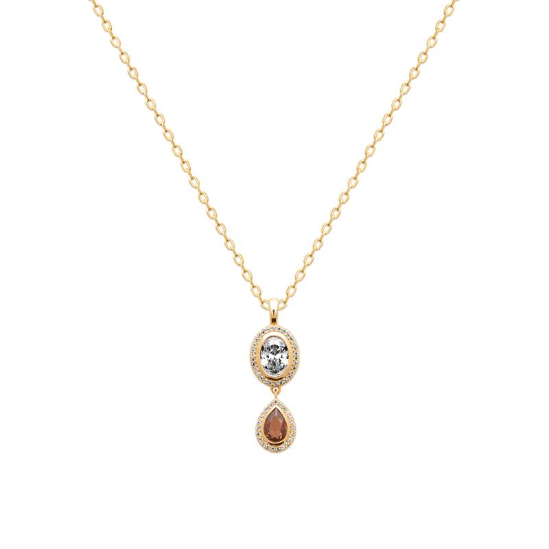 Coque de Nacre Pendentif plaqué or 2787610