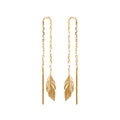 Coque de Nacre Boucles d'oreilles pendantes plaqué or 2528600
