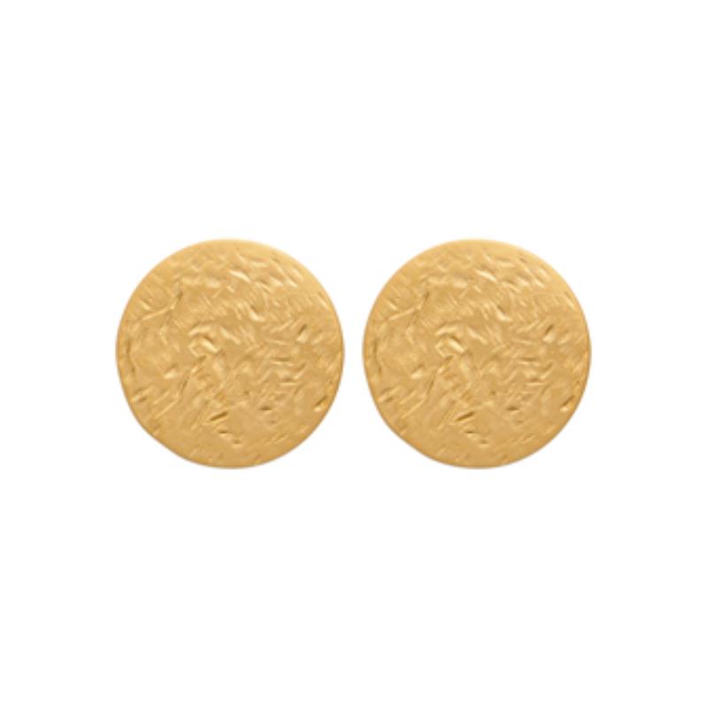 Coque de Nacre Puces d'oreilles plaqué or 2559300