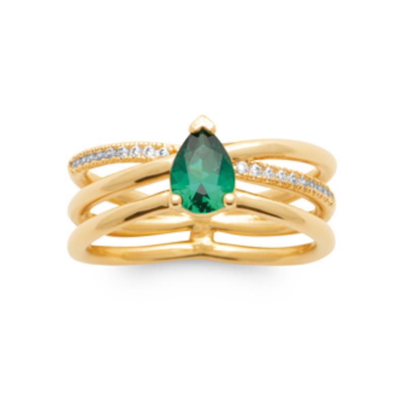 Coque de Nacre Bague plaqué or 2973350