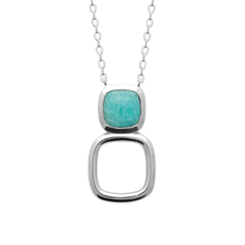 Coque de Nacre Collier argent 873697