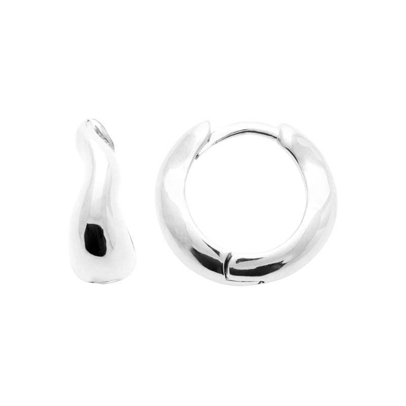 Coque de Nacre Créoles argent 7680400