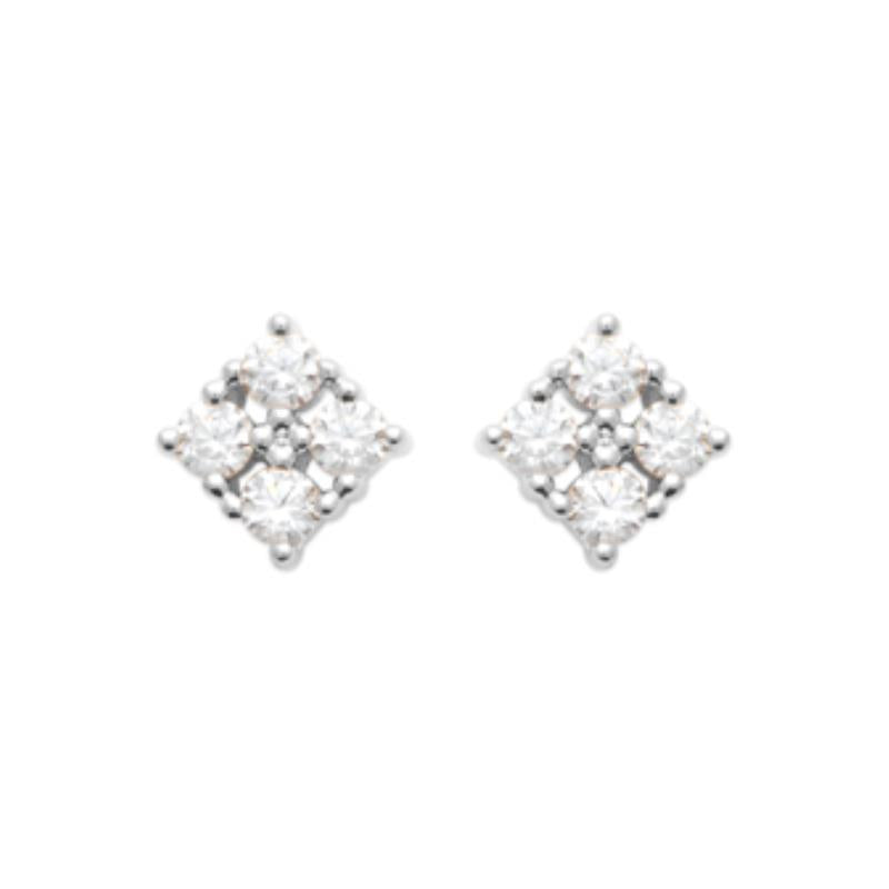 Coque de Nacre Puces d'oreilles argent 13011410