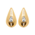 Coque de Nacre Puces d'oreilles plaqué or 23064110