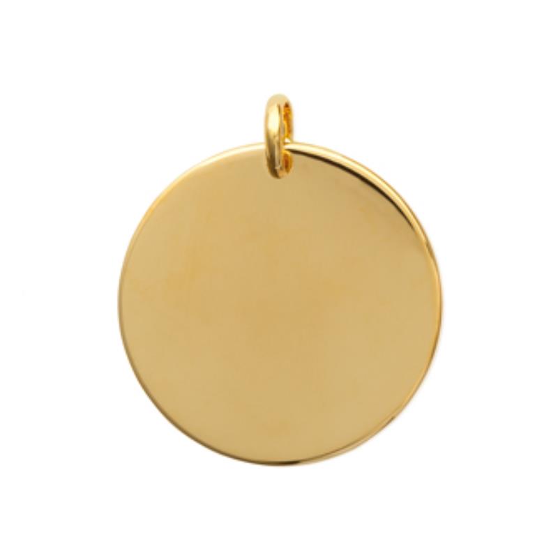Coque de Nacre Médaille plaqué or 2481726