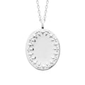 Coque de Nacre Collier argent 722227