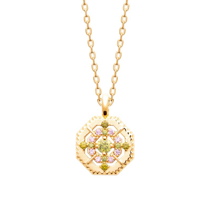 Coque de Nacre Collier plaqué or 974423