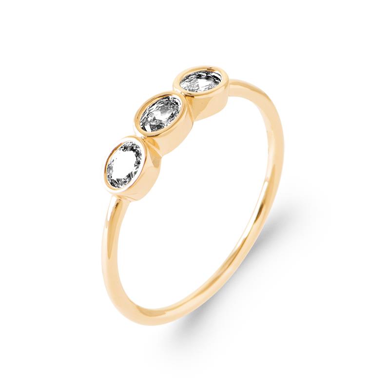 Coque de Nacre Bague plaqué or 20013710