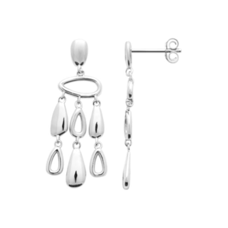 Coque de Nacre Boucles d'oreilles pendantes argent 73052200