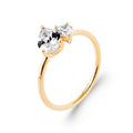 Coque de Nacre Bague plaqué or 20012610