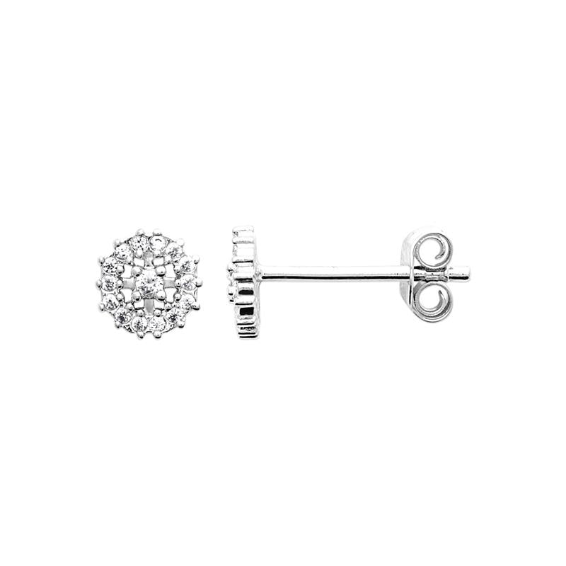 Coque de Nacre Puces d'oreilles argent 13088810
