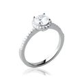 Coque de Nacre Bague solitaire argent 1213710