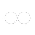 Coque de Nacre Créoles argent 10270