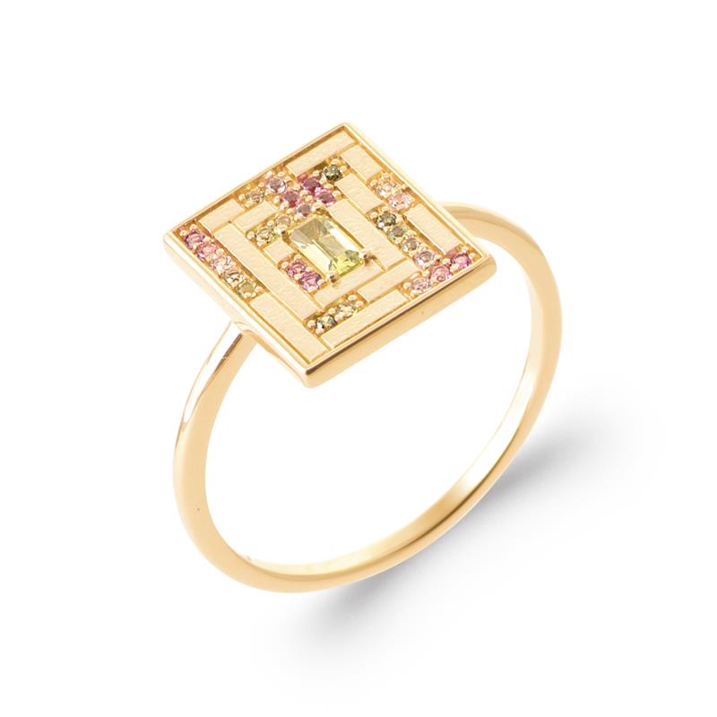 Coque de Nacre Bague plaqué or 20007705