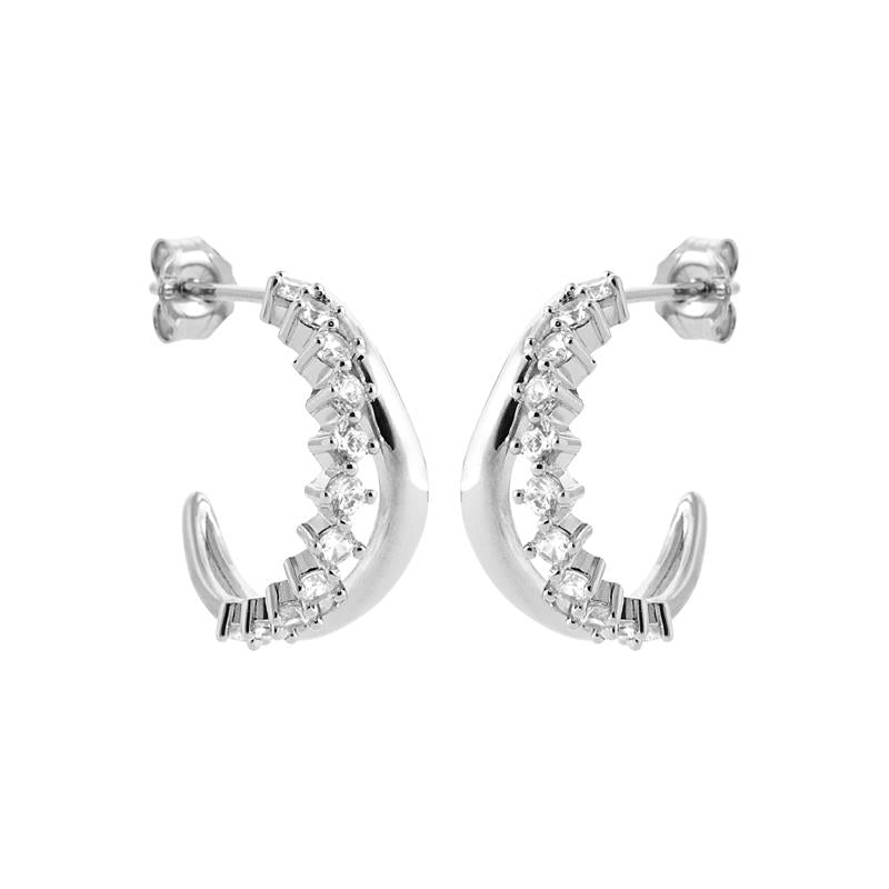 Coque de Nacre Créoles plaqué argent 43061810