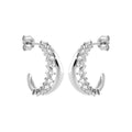 Coque de Nacre Créoles plaqué argent 43061810