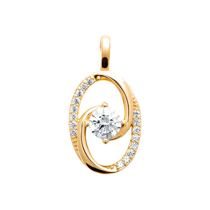 Coque de Nacre Pendentif plaqué or 2792310