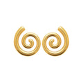 Coque de Nacre Boucles d'oreilles acier doré 3117609