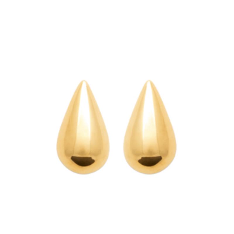 Coque de Nacre Puces d'oreilles plaqué or 23063900