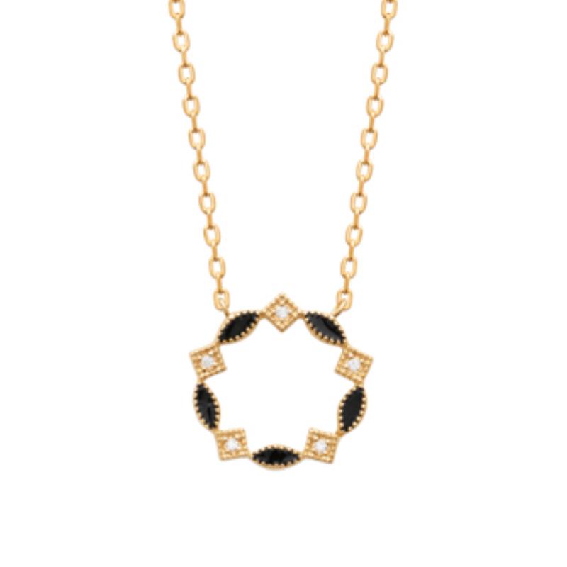 Coque de Nacre Collier plaqué or 973722