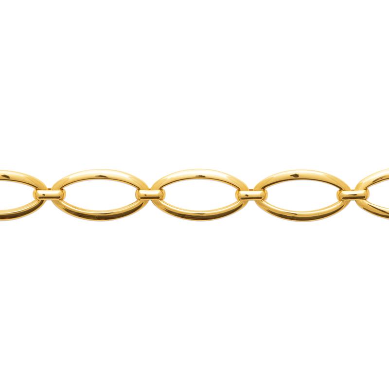 Coque de Nacre Bracelet acier doré 312288