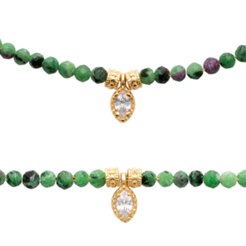 Coque de Nacre Collier plaqué or 973854